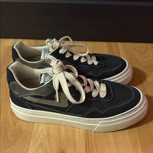 SWC Black and Tan Sneakers